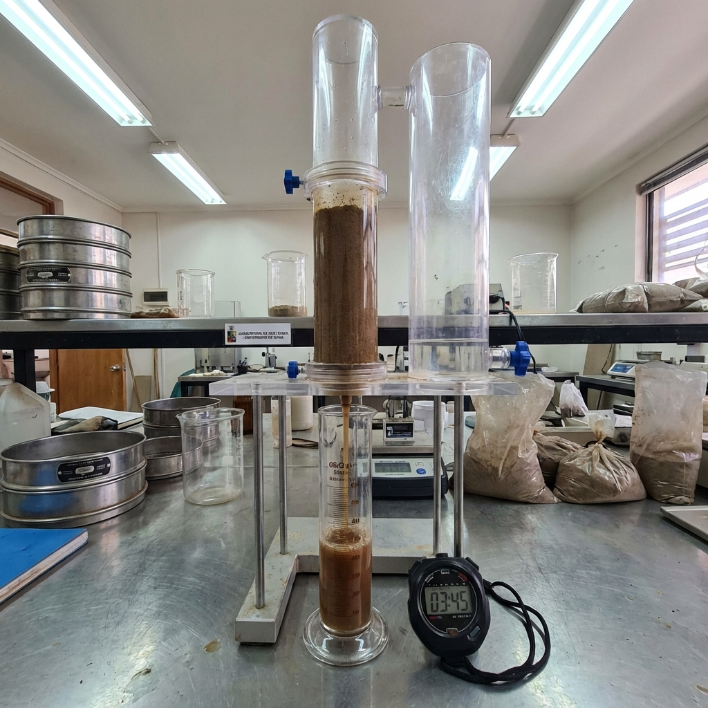 Ensayos de Permeabilidad - Servicio de laboratorio ESUAMA